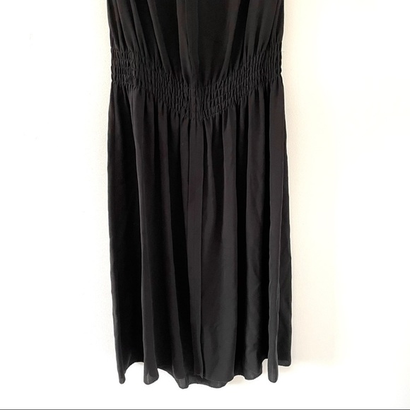 Theory Ritah Classic Georgette Silk Midi Dress 2 - Picture 8 of 11